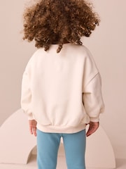 Cream Rainbow Taco Crew Neck Sweatshirt (3mths-7yrs) - Image 3 of 8