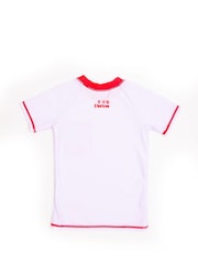 Soliswim Rash Guard White Swimsuit - Image 5 of 8
