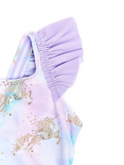 Soliswim Purple Unicorn Swimsuit - Imagen 6 de 7