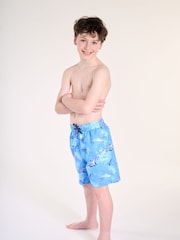 Soliswim Blue Beach Shorts - Image 2 of 8