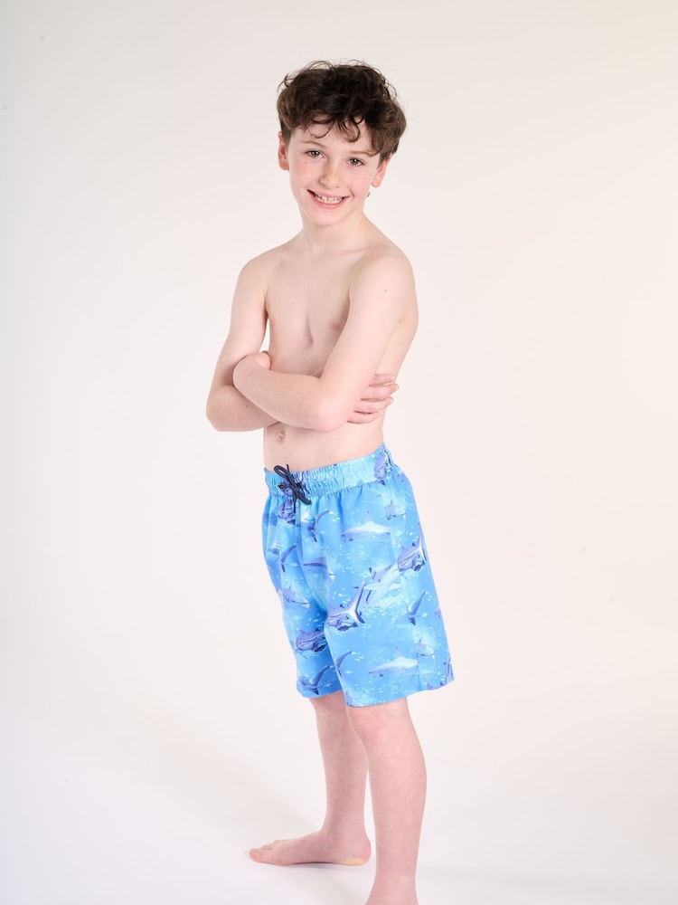 Soliswim Blue Beach Shorts - Image 2 of 8