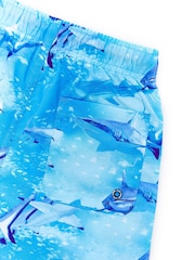 Soliswim Blue Beach Shorts - Image 6 of 8