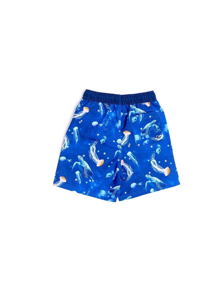 Soliswim Blue Beach Shorts - Image 2 of 5