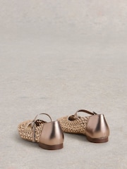White Stuff Winnie Woven Ballerinas - صورة 3 من 4