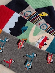 White Stuff Road Trip Ankle Sock 4 Pack - Image 4 of 4