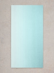 White Stuff Blue Oversized Penny Plain Scarf - Image 3 of 3