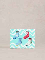 White Stuff Springtime Ankle Socks 4 Pack - Imagen 4 de 4