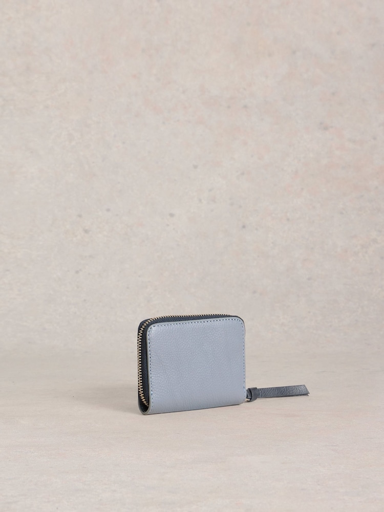 White Stuff Blue Cerys Zip Around Purse - Image 2 of 4