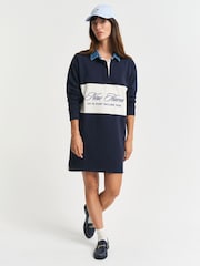 GANT Blue 100% Cotton Dress - Image 6 of 6