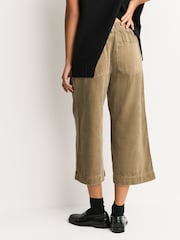 Tan Brown Cord Culottes - Image 3 of 8