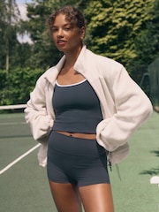 self. Navy Short Booty Shorts - Image 3 of 9