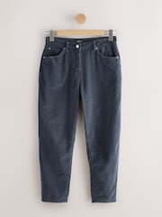 Denim Blue Cord Barrel Trousers - Image 1 of 3