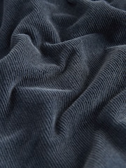 Denim Blue Cord Barrel Trousers - Image 2 of 3