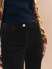 črna - Cord Boootcut Trousers - Slika 4 iz 7