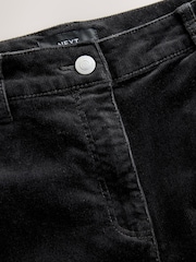 črna - Cord Boootcut Trousers - Slika 6 iz 7