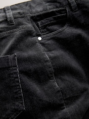 črna - Cord Boootcut Trousers - Slika 7 iz 7