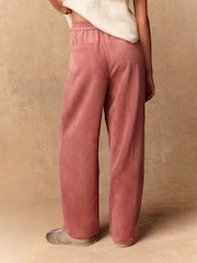 Pink Wide Leg Soft Cord Trousers - Image 4 of 8