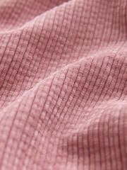 Pink Wide Leg Soft Cord Trousers - Image 7 of 8