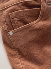 Rjava - Cord Boootcut Trousers - Slika 8 iz 8