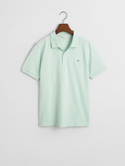 GANT Turquoise Kids Shield Logo Pique Polo Shirt - Image 1 of 4