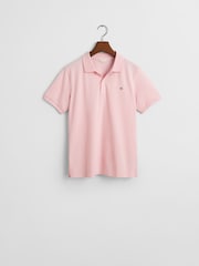 GANT Pink Bolt Kids Shield Logo Pique Polo Shirt - Image 1 of 4