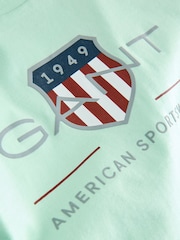 GANT Light Blue Archive Shield Teens T-Shirt - Image 4 of 4