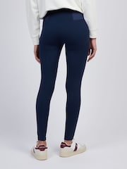 U.S. Polo Assn. Blue Womens Tonal Elastic Waistband Leggings - Image 5 of 7