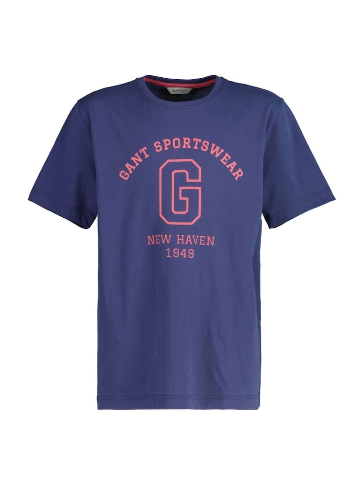 GANT Navy Kids Sports Logo T-Shirt - Image 1 of 3