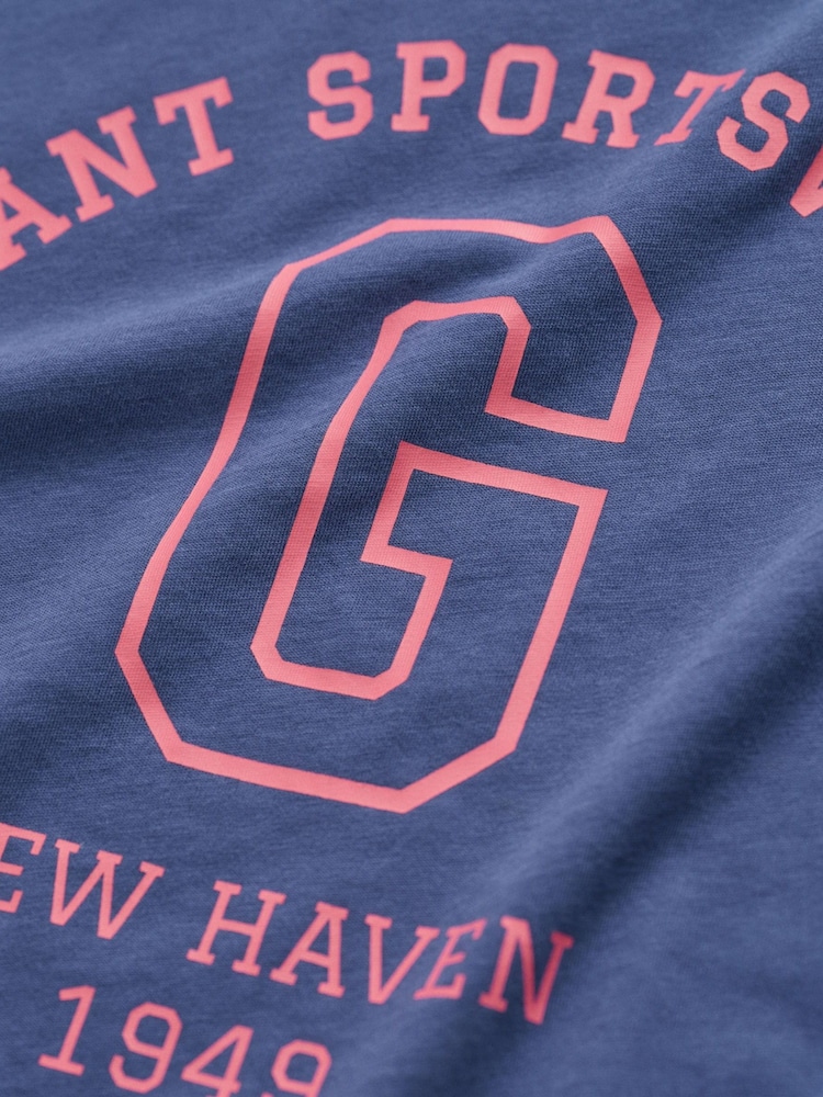GANT Navy Kids Sports Logo T-Shirt - Image 3 of 3