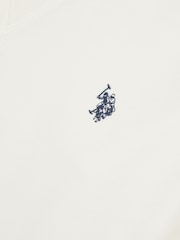 كريم - U.S. Polo Assn. Womens Double Horsemen Crew Sweatshirt - صورة 8 من 8