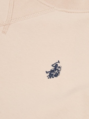 لون طبيعي - U.S. Polo Assn. Womens Double Horsemen Crew Sweatshirt - صورة 8 من 8