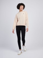 U.S. Polo Assn. Black Womens Tonal Elastic Waistband Leggings - Image 3 of 8