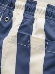 GANT Navy Stripe Swim Shorts - Image 3 of 4