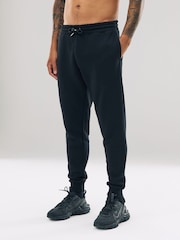 Negro - Corte slim - Pantalones de chándal de punto con alto contenido en algodón - Imagen 1 de 8