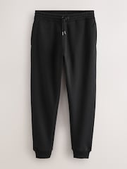 Negro - Corte slim - Pantalones de chándal de punto con alto contenido en algodón - Imagen 6 de 8