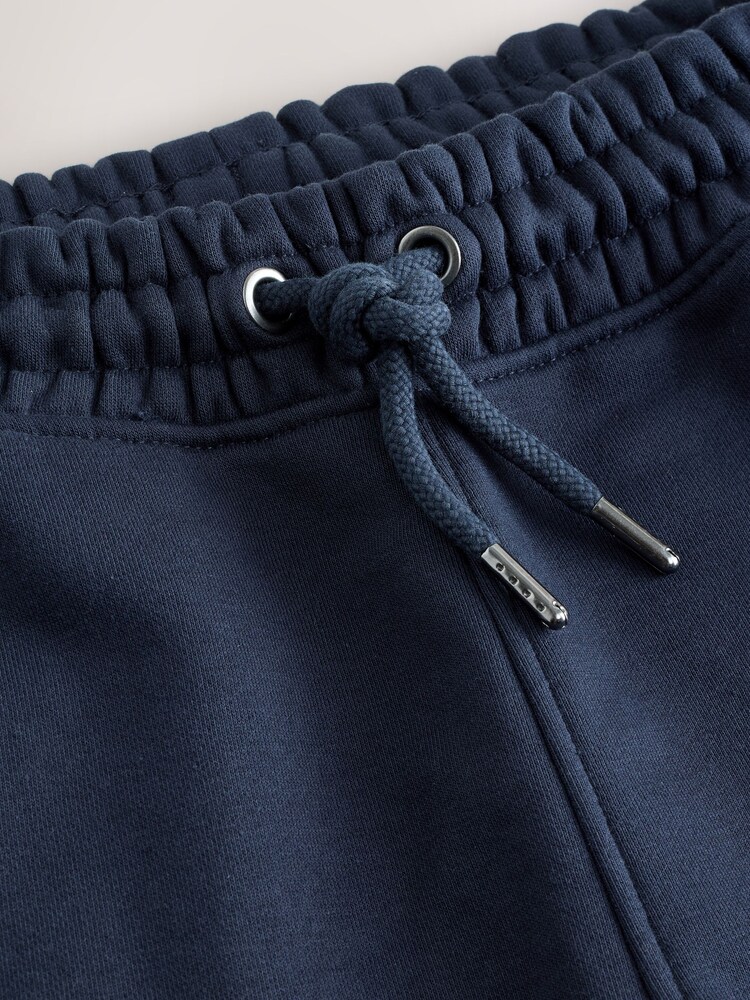 Navy Blue Slim Fit Cotton Rich Jersey Joggers - Image 2 of 3