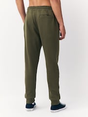 Khakigrün - Schmale Passform - Jogginghose aus Jersey mit hohem Baumwollanteil - Bild 2 von 8