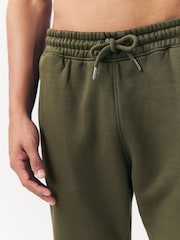 Khakigrün - Schmale Passform - Jogginghose aus Jersey mit hohem Baumwollanteil - Bild 4 von 8