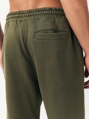 Khakigrün - Schmale Passform - Jogginghose aus Jersey mit hohem Baumwollanteil - Bild 5 von 8