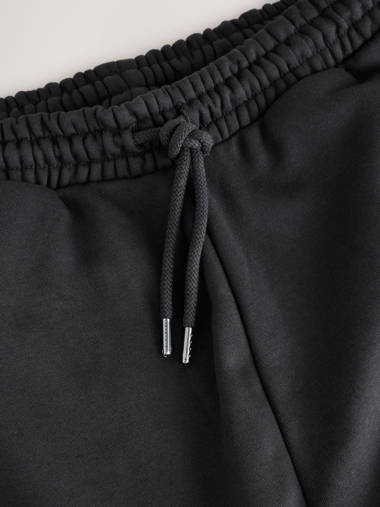 Black Relaxed Fit Cotton Rich Jersey Joggers - Image 3 of 3