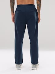 Navy Blue Relaxed Fit Cotton Rich Jersey Joggers - Image 5 of 9