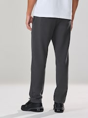 Slate Grey Straight Fit Cotton Rich Jersey Joggers - Image 3 of 10