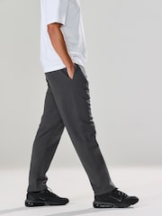 Slate Grey Straight Fit Cotton Rich Jersey Joggers - Image 4 of 10