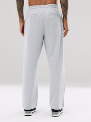 Grey Marl Relaxed Fit Cotton Rich Jersey Joggers - Image 3 of 8