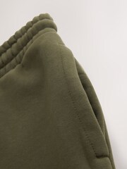 Khaki Green Straight Fit Cotton Rich Jersey Joggers - Image 3 of 4