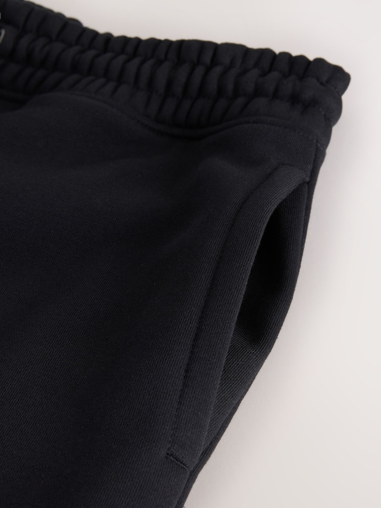 Negru - Croi relaxat - Pantaloni de jogging din jerseu bogat din bumbac - Imaginea 9 din 9 Negru - Croi relaxat - Pantaloni de jogging din jerseu bogat din bumbac - Imaginea 9 din 9