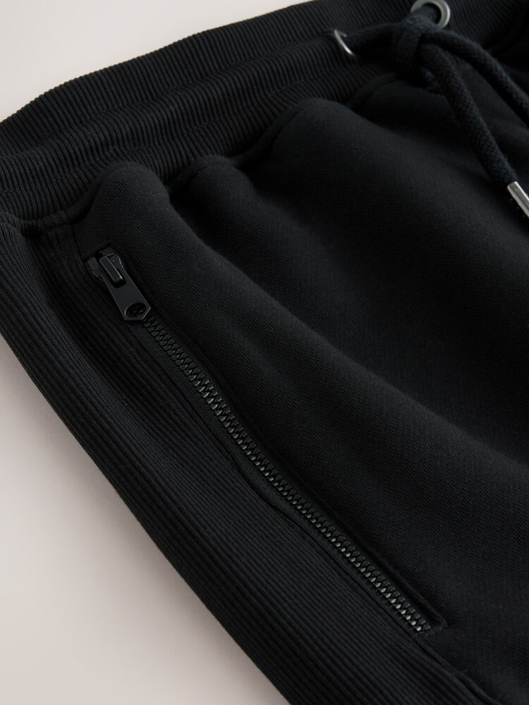 Black Slim Fit Cargo Joggers - Image 2 of 4