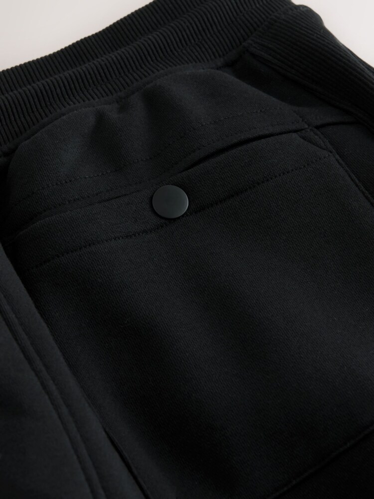 Black Slim Fit Cargo Joggers - Image 4 of 4