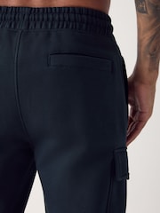 Navy Blue Slim Fit Cargo Joggers - Image 6 of 9