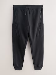 أسود - Slim Fit Utility Style Joggers - صورة 6 من 8